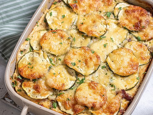 Gratin de courgettes et pommes de terre